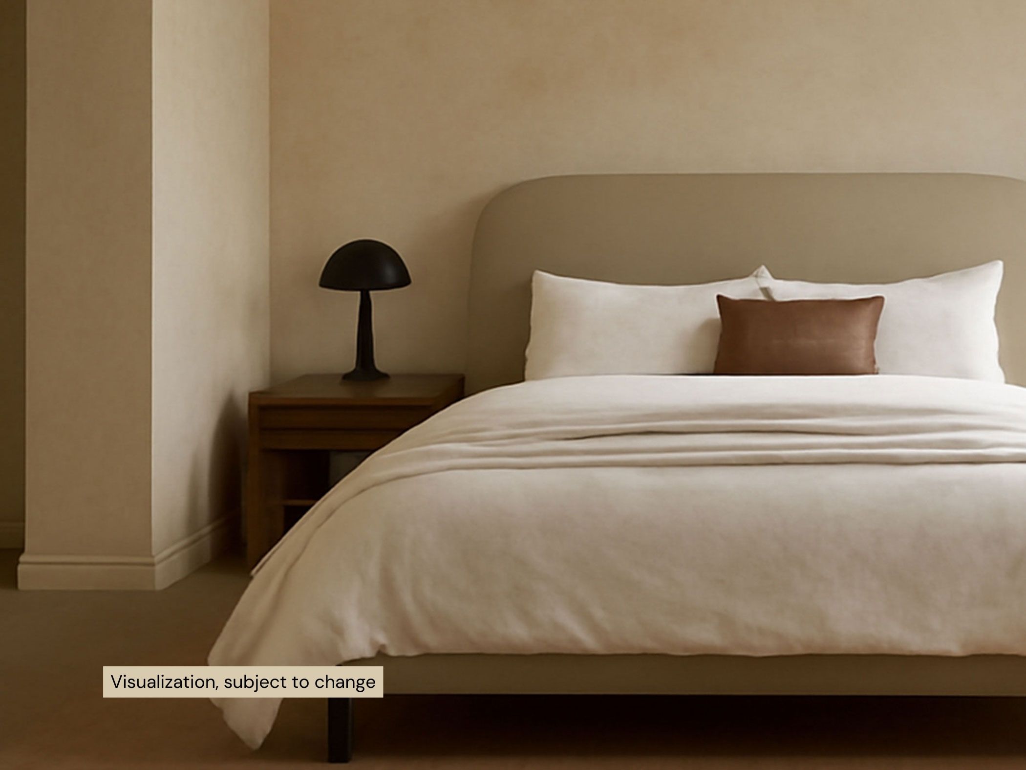 Double bed with bedside lamp - Villa Giacomuzzi